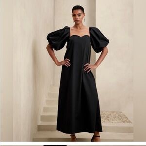 Banana Republic Factory Black Maxi Dress